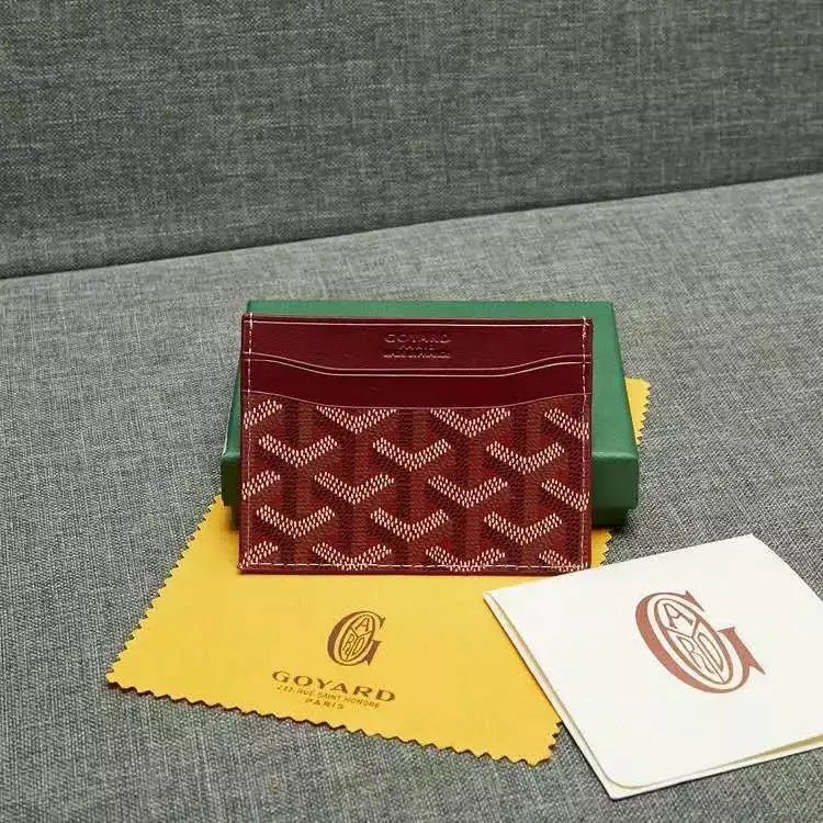 Goyard Wallet — Style 1 jujube red colorway — USFans Spreadsheet photo