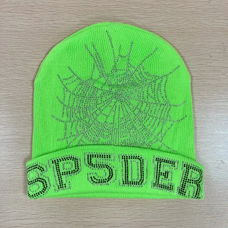 Sp5der Blue Beanie — green colorway — USFans Spreadsheet photo