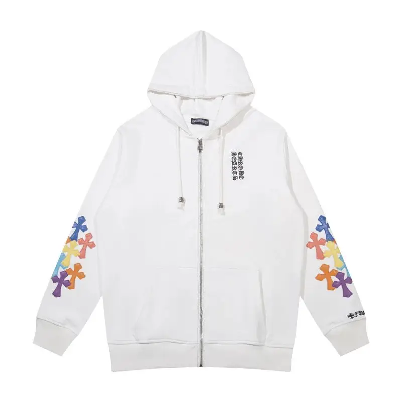Chrome Hearts Zip Up Hoodies — White 5014 colorway — USFans Spreadsheet photo