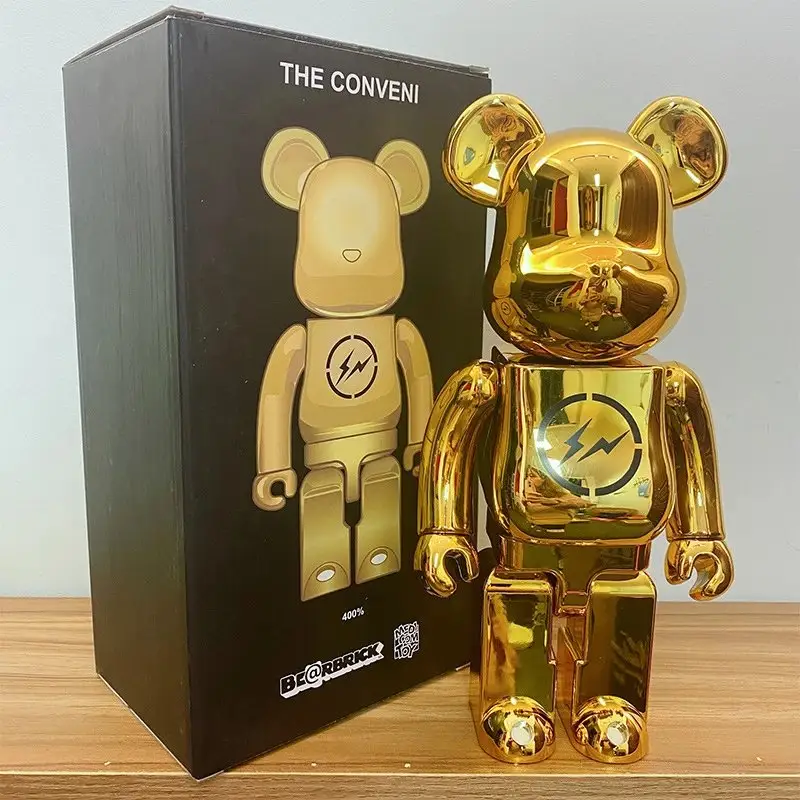 Bearbrick 400% — lightning gold colorway — USFans Spreadsheet photo