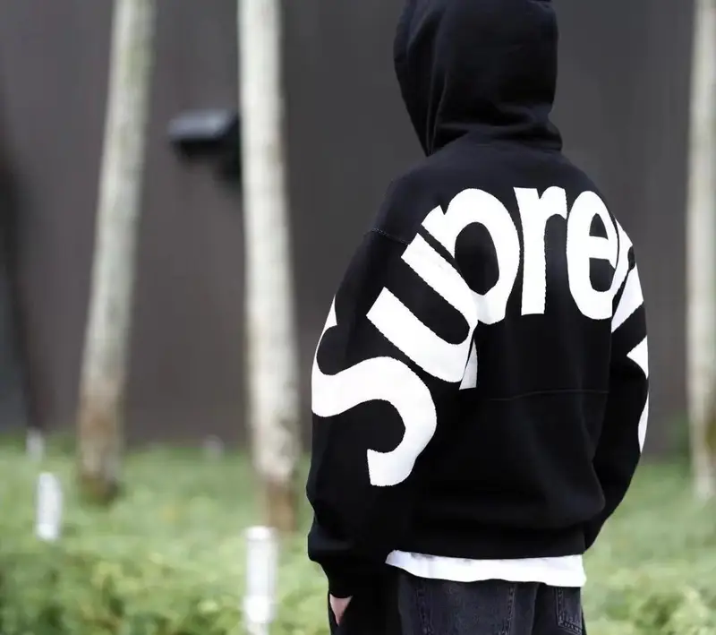 Supreme Hoodie — Black colorway — USFans Spreadsheet photo