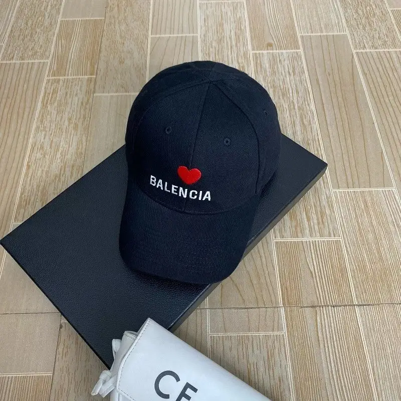 Balenciaga Cap — love embroidery black colorway — USFans Spreadsheet photo