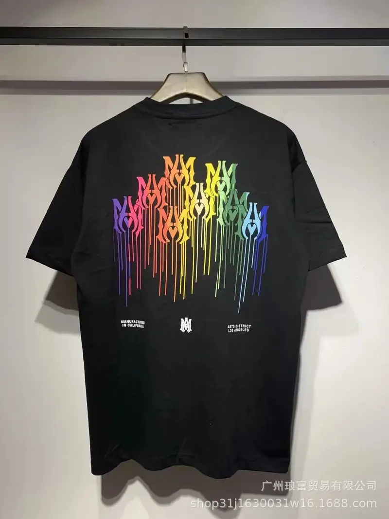 Amiri T-Shirts — 658 black colorway — USFans Spreadsheet photo