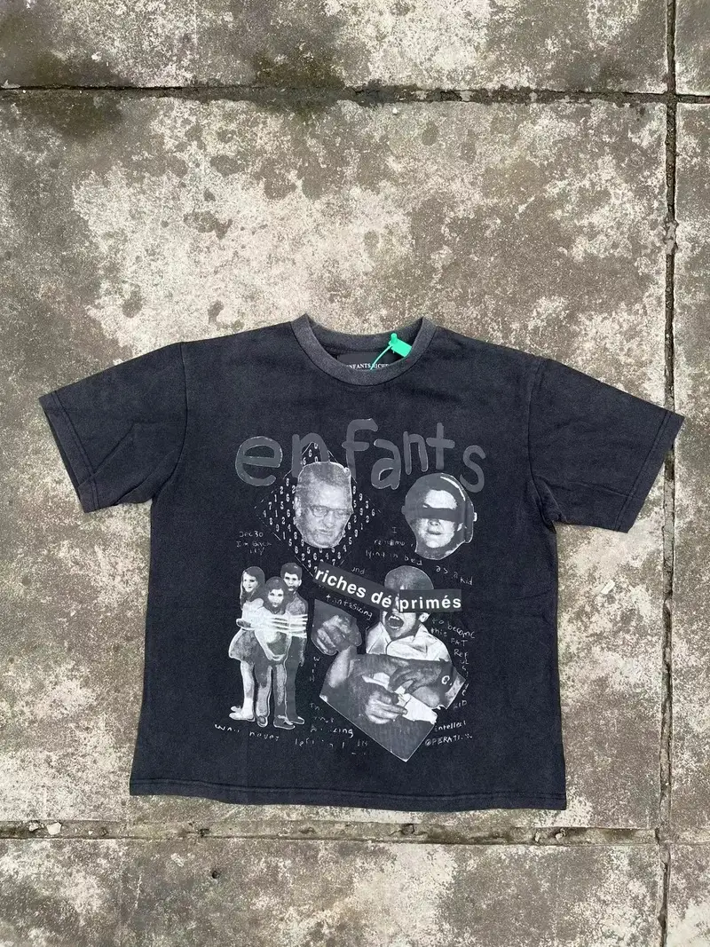 Enfans Tees — ERD rebellious boy black colorway — Kakobuy Spreadsheet photo