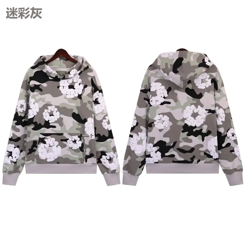 Denim Tears New Zip Hoodie — 5670 gray colorway — Kakobuy Spreadsheet photo