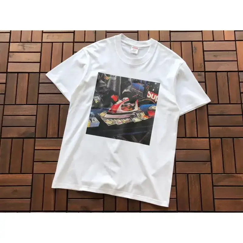 Supreme X Ducati T-Shirt — B302 Iron US Dollar White colorway — USFans Spreadsheet photo