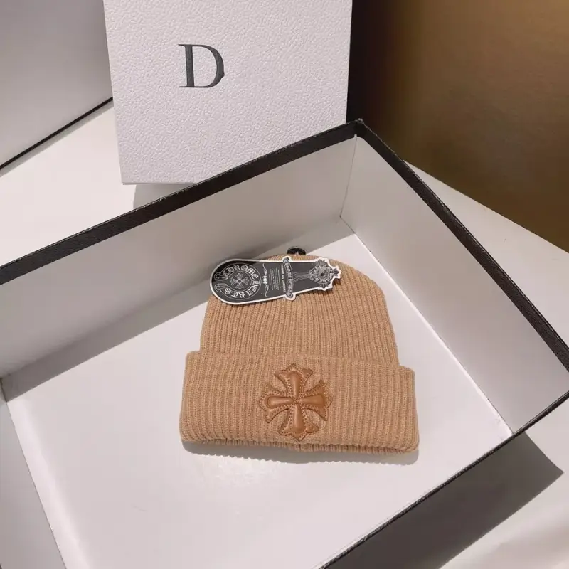 Chrome hearts beanie — khaki colorway — USFans Spreadsheet photo