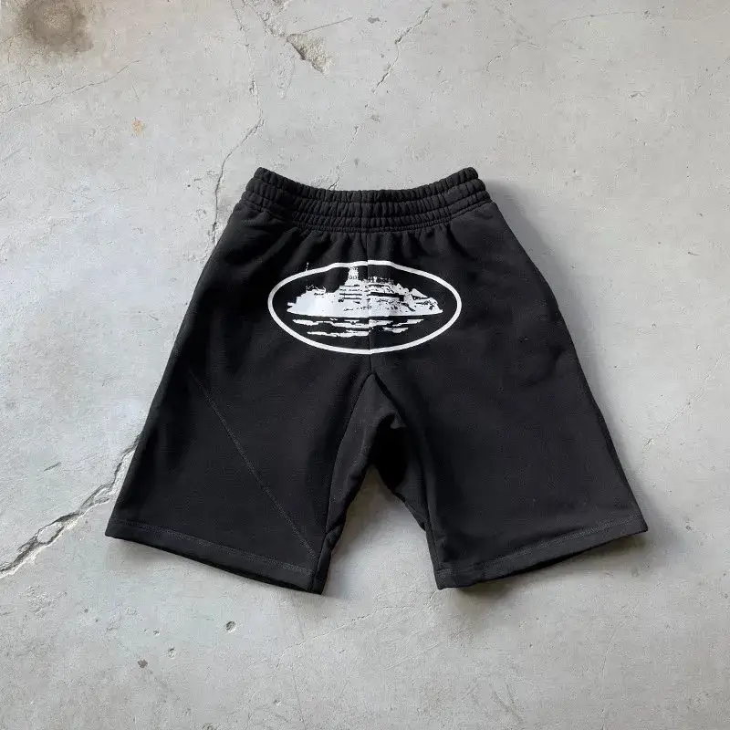 Corteiz short — 002/white printed black colorway — USFans Spreadsheet photo