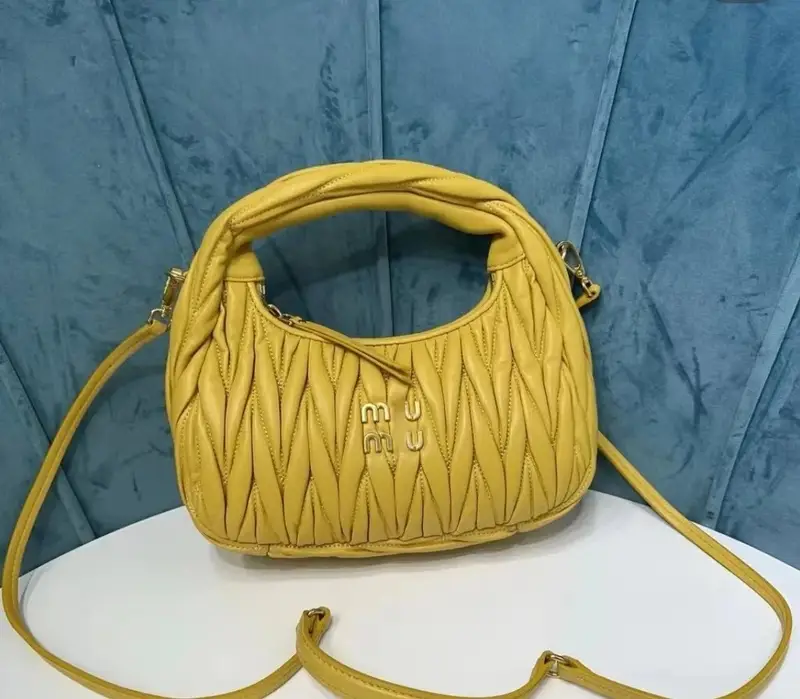 Miu miu Bag — Yellow [original logo with gift box]] colorway — USFans Spreadsheet photo