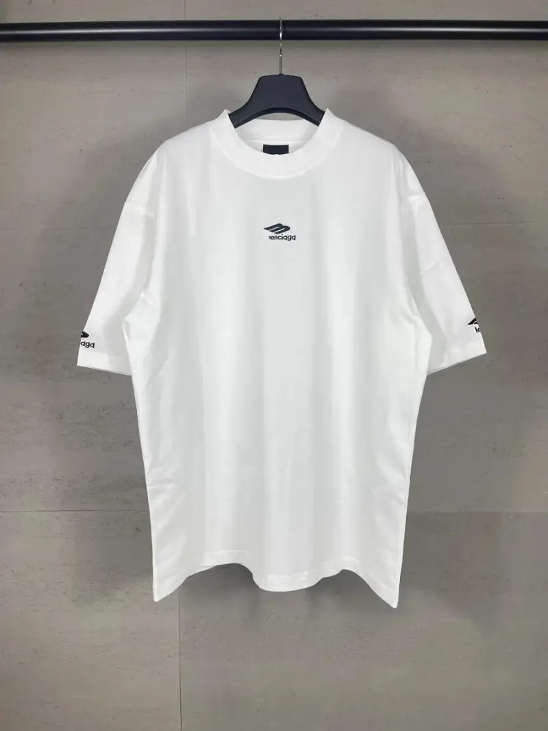 Balenciaga Logo T-Shirts — white colorway — USFans Spreadsheet photo