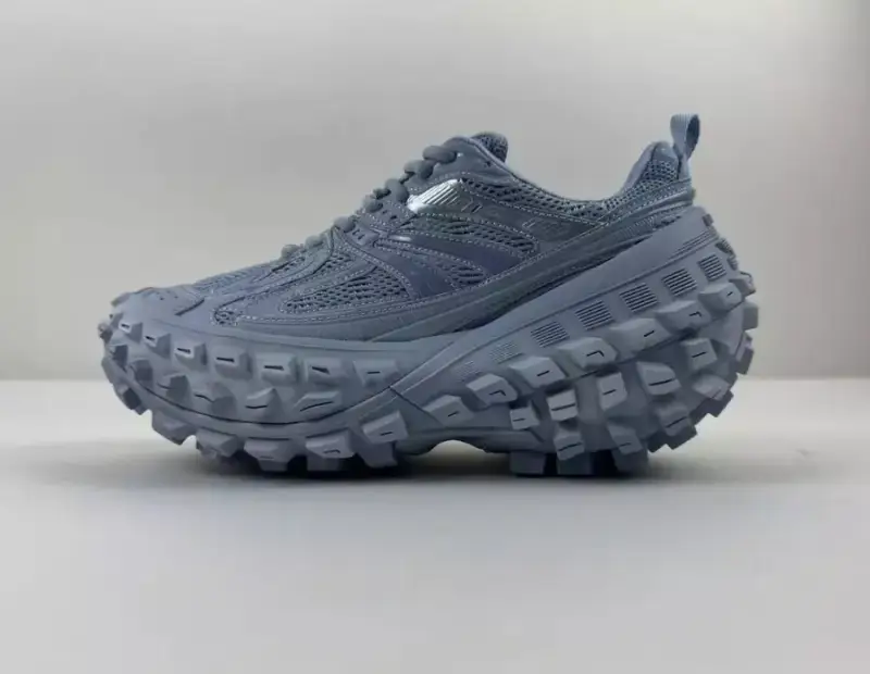 Balenciaga Defender All-Black Shoes — Grey orchid colorway — Kakobuy Spreadsheet photo