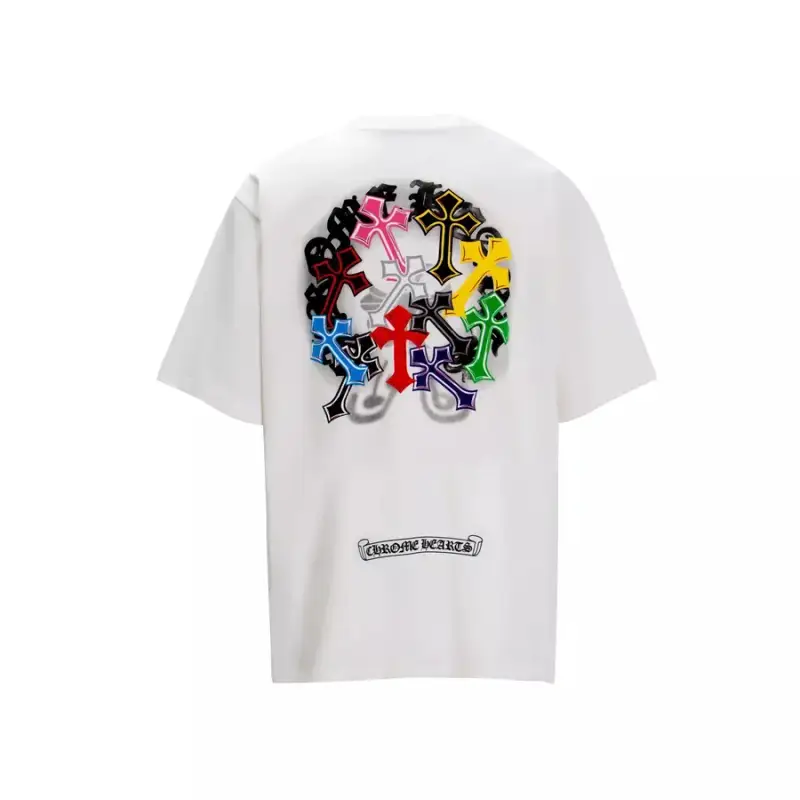 Chrome Hearts T-Shirts — 6024 White colorway — USFans Spreadsheet photo