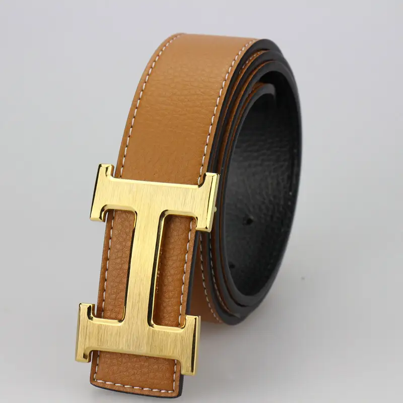 Budget Hermes Belt — H gold buckle plate yellow belt colorway — USFans Spreadsheet photo