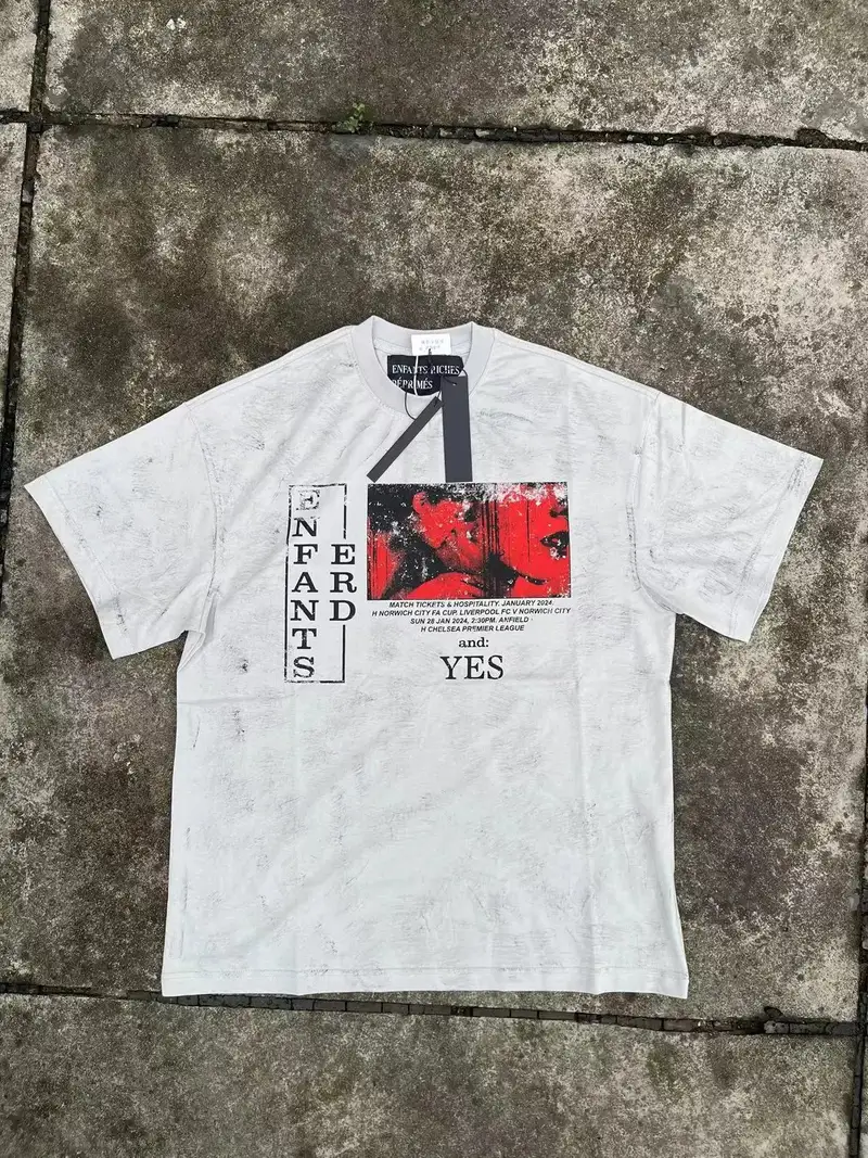 Enfans Tees — ERD white red bottom colorway — Kakobuy Spreadsheet photo