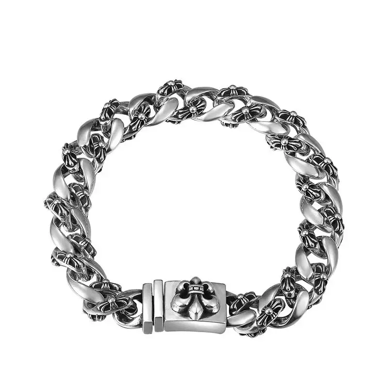 Chrome Hearts Thick Bracelet With Cross — S14 colorway — USFans Spreadsheet photo