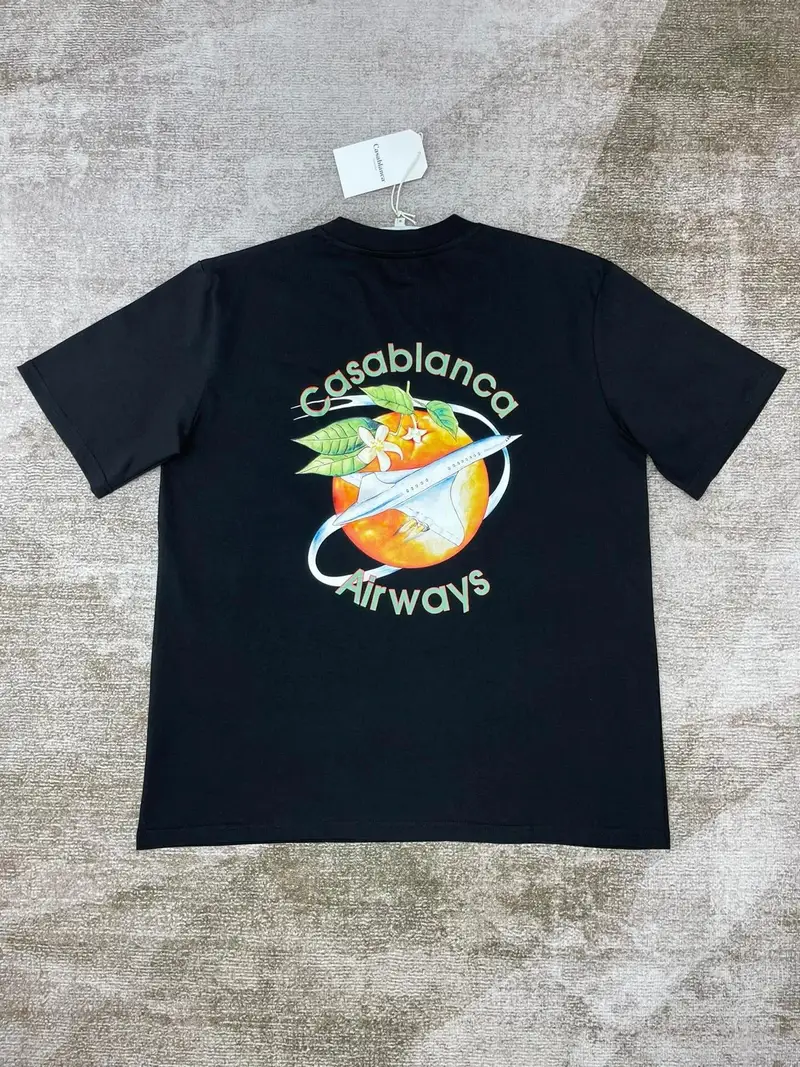 Casablanca T-Shirt — Black 8 colorway — USFans Spreadsheet photo
