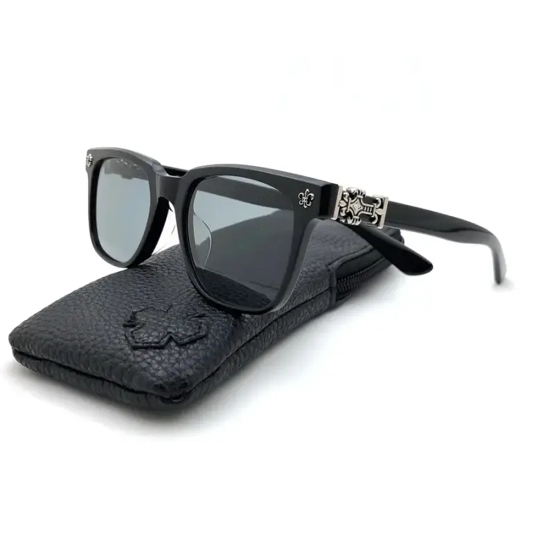 Chrome Hearts Sunglasses — Black Silver/Grey colorway — USFans Spreadsheet photo