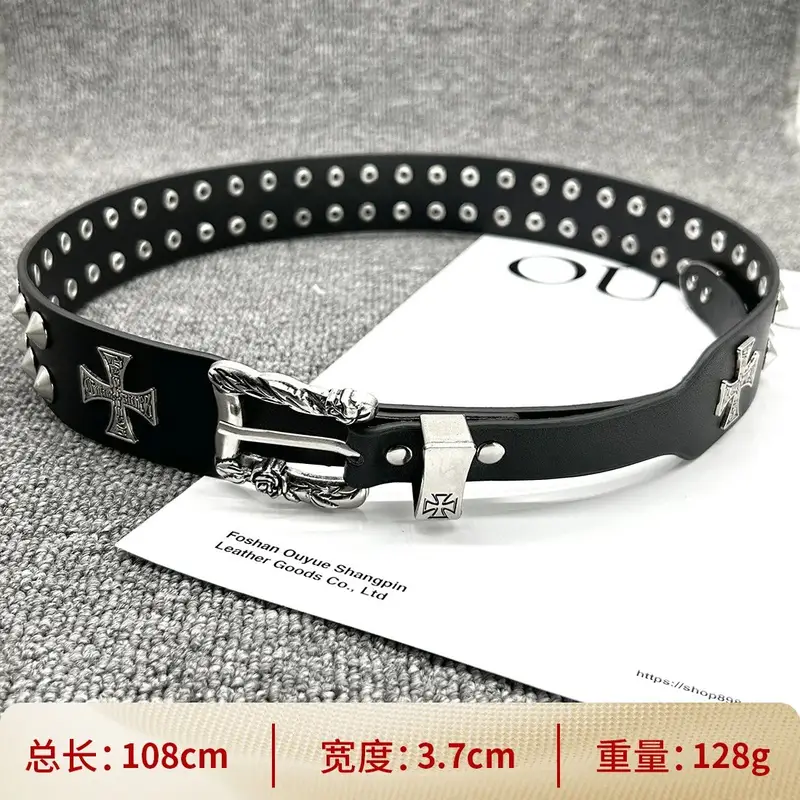 Chrome Hearts belt — [Double Cross 108cm] CH Crowe Belt colorway — USFans Spreadsheet photo
