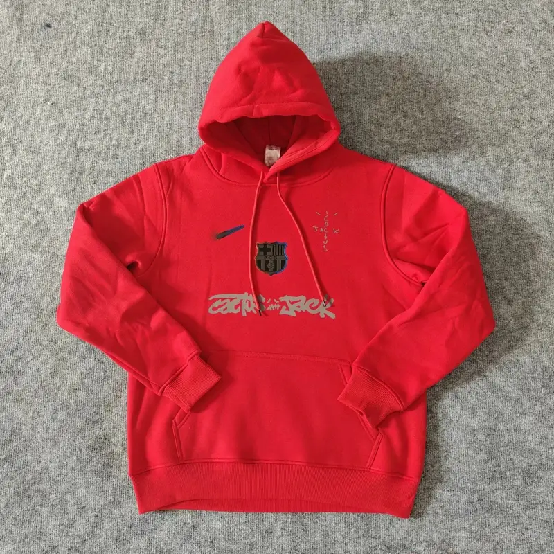 Travis Scott Hoodie — red colorway — USFans Spreadsheet photo