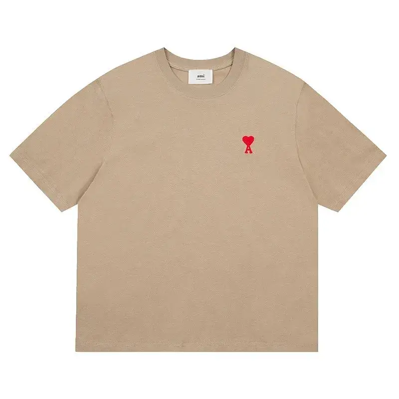 Ami Paris Tees with Small Logo — Camel color colorway — USFans Spreadsheet photo