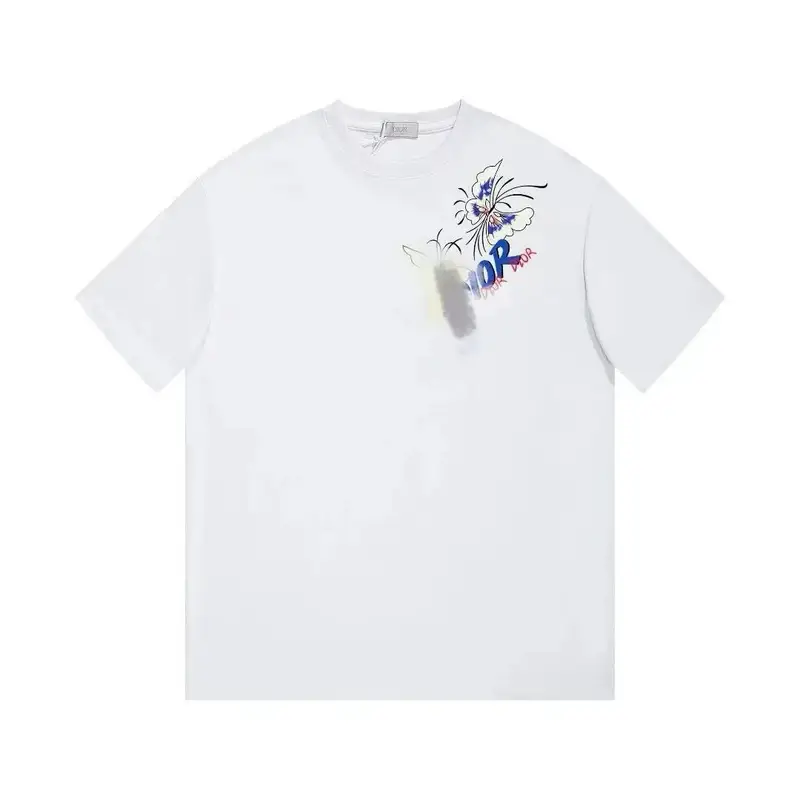 Christian Dior Atelier T-Shirt — White butterfly colorway — USFans Spreadsheet photo