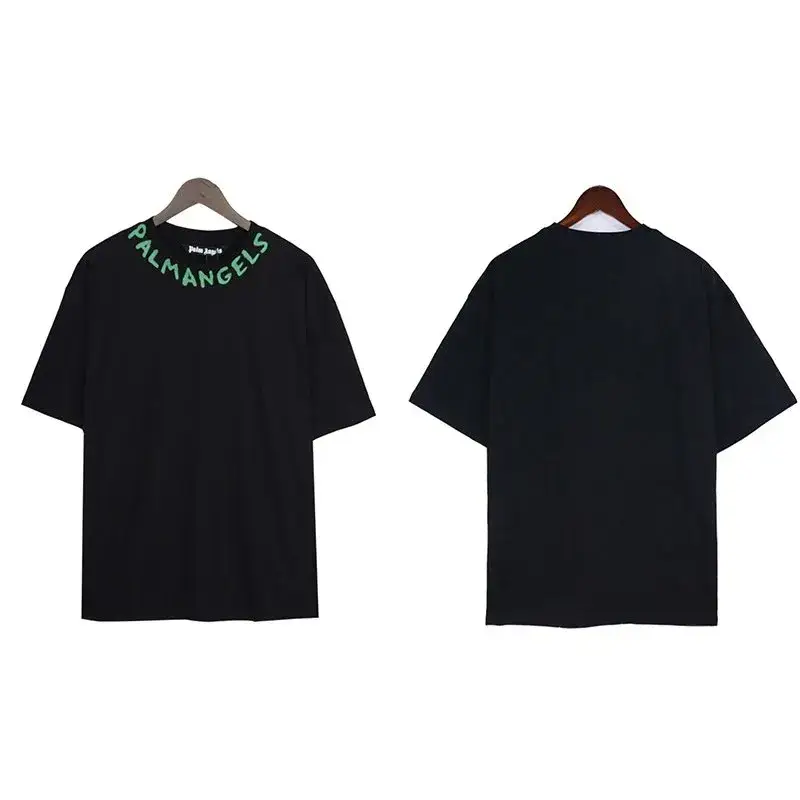 Palm Angels Monogram NY Spray Tee — 2290 black colorway — USFans Spreadsheet photo