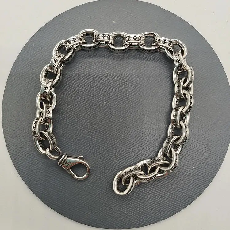 Chrome Hearts Thick Bracelet With Cross — S25 colorway — USFans Spreadsheet photo