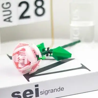 Lego Flowers — Pink Rose [bag] colorway — USFans Spreadsheet photo