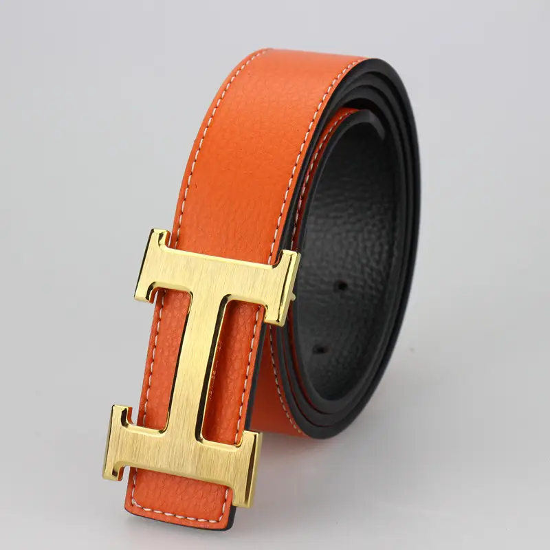 Budget Hermes Belt — H gold buckle flat orange belt colorway — USFans Spreadsheet photo