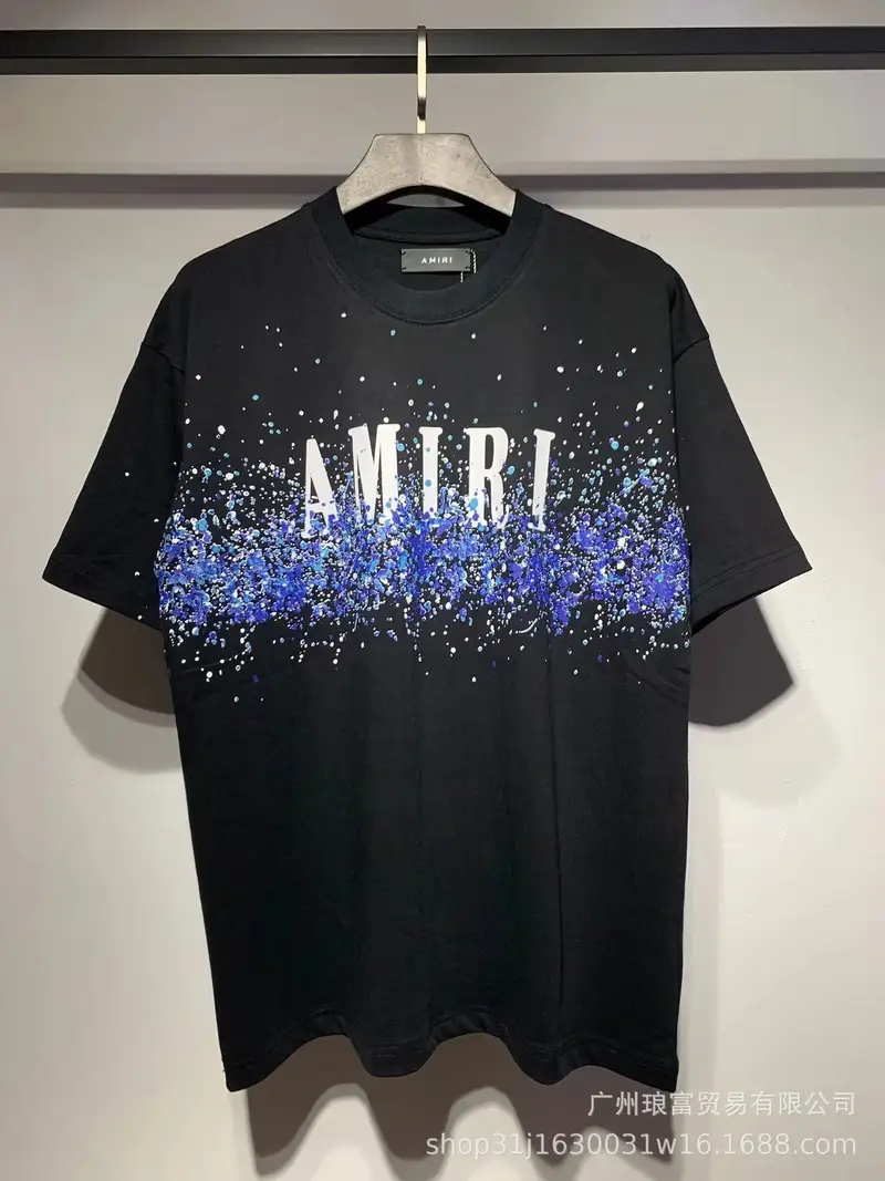 Amiri T-Shirts — 657 black colorway — USFans Spreadsheet photo