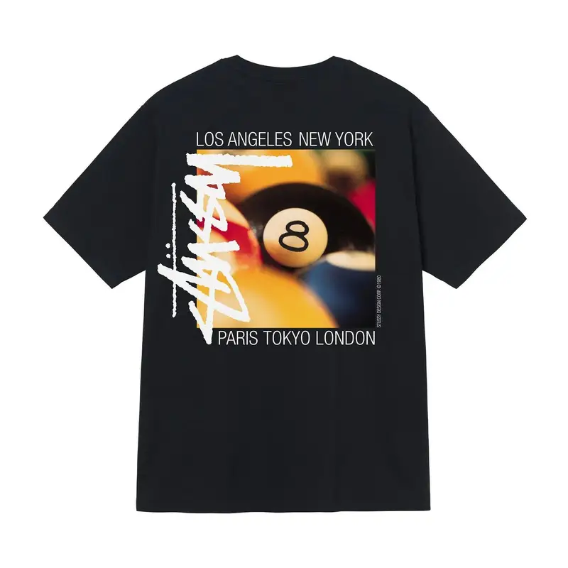Stussy t-shirt — Black [color ball]] colorway — USFans Spreadsheet photo