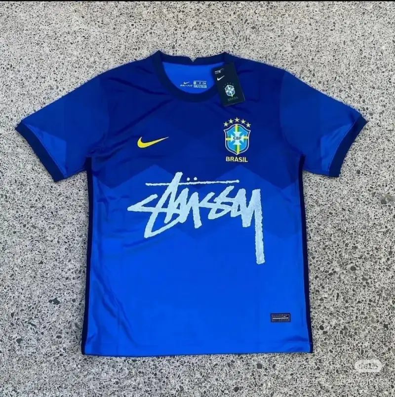 Stussy Jerseys — 2021 Brazil away with letters colorway — USFans Spreadsheet photo