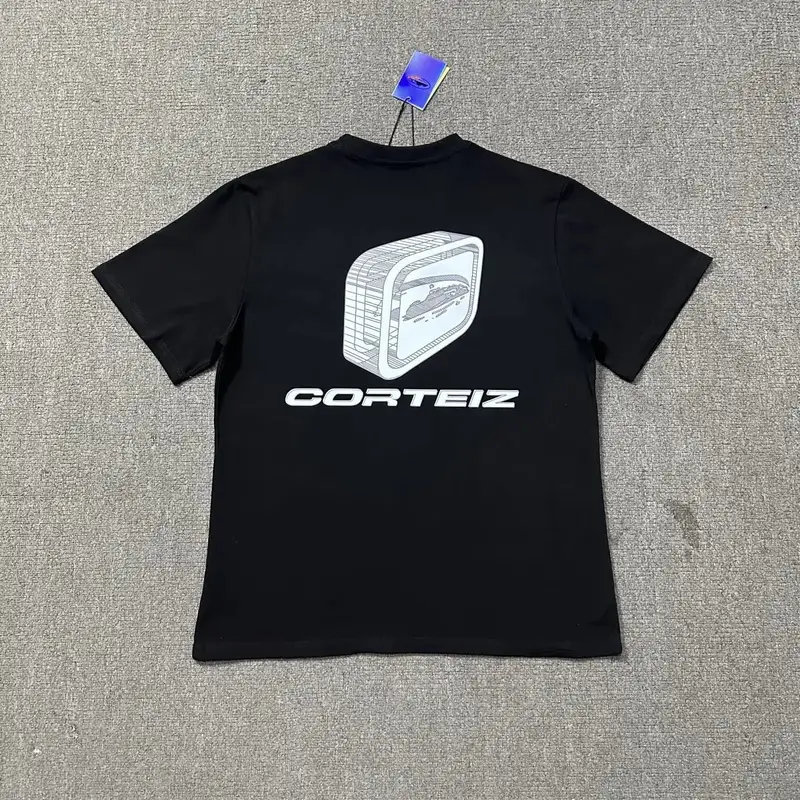 Corteiz Tee — 3256 black colorway — USFans Spreadsheet photo