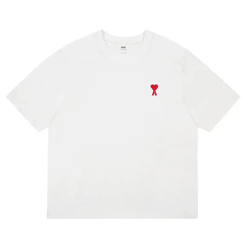 Ami Paris Tees with Small Logo — white colorway — USFans Spreadsheet photo