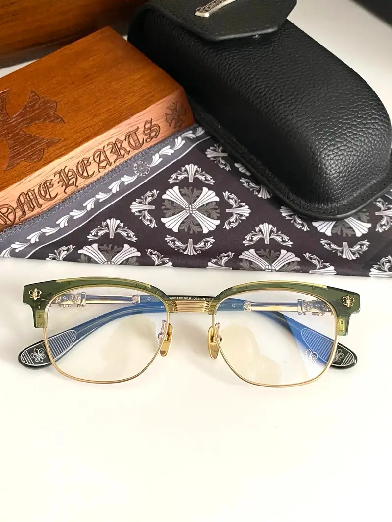 Chrome Hearts Sunglasses — Transparent Green colorway — USFans Spreadsheet photo