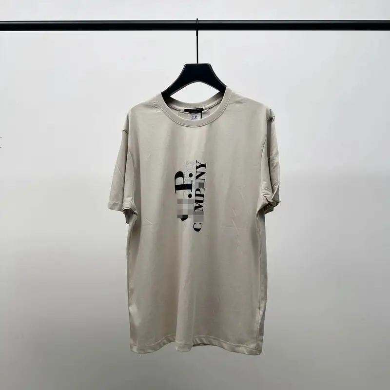 CP Company Logo T-Shirt — 9010 shallow khakis colorway — Kakobuy Spreadsheet photo