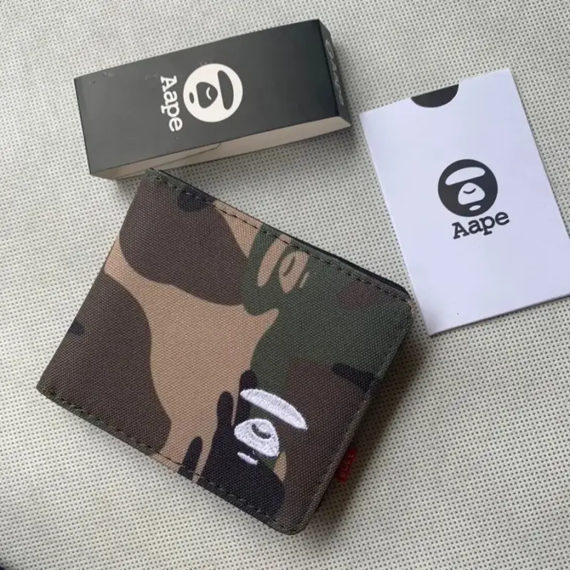 Aape Wallet — Camouflage/No Box colorway — USFans Spreadsheet photo