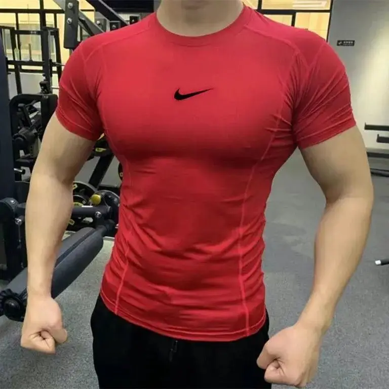 Nike Quick Dry T-Shirt — New NK Red Short Sleeves colorway — Kakobuy Spreadsheet photo