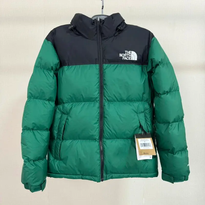 Budget/Best TNF Nuptse Jacket — 96 feather green colorway — USFans Spreadsheet photo