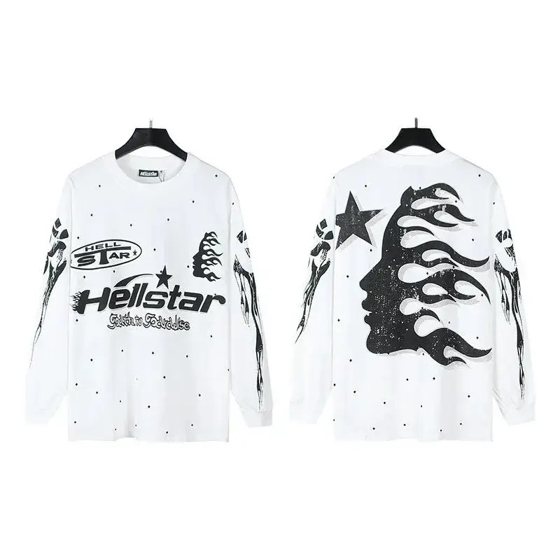 Hellstar Tee Hoodie — 580 white colorway — USFans Spreadsheet photo
