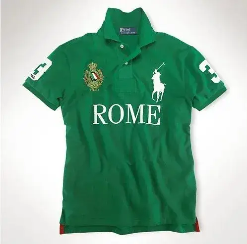 Polo Shirts (15+ styles) — Rome green colorway — USFans Spreadsheet photo