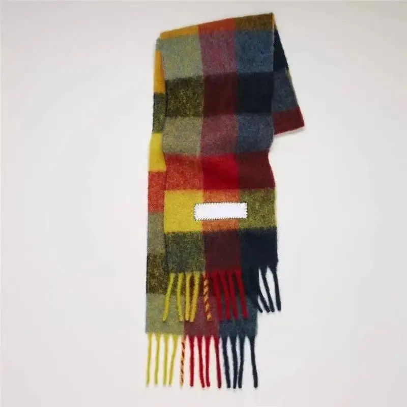 Acne Studios Scarf — black red colorway — USFans Spreadsheet photo