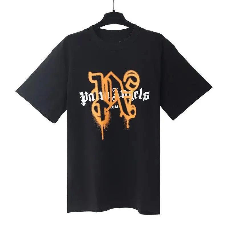 Palm Angels NY T-Shirt — Black Orange colorway — USFans Spreadsheet photo