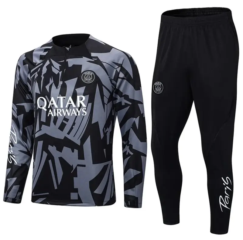 Football PSG Tracksuit — 2223 paris camouflage gray colorway — USFans Spreadsheet photo