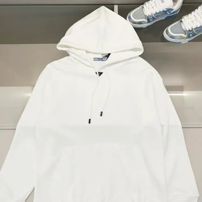 Prada Hoodie — White 1 colorway — USFans Spreadsheet photo