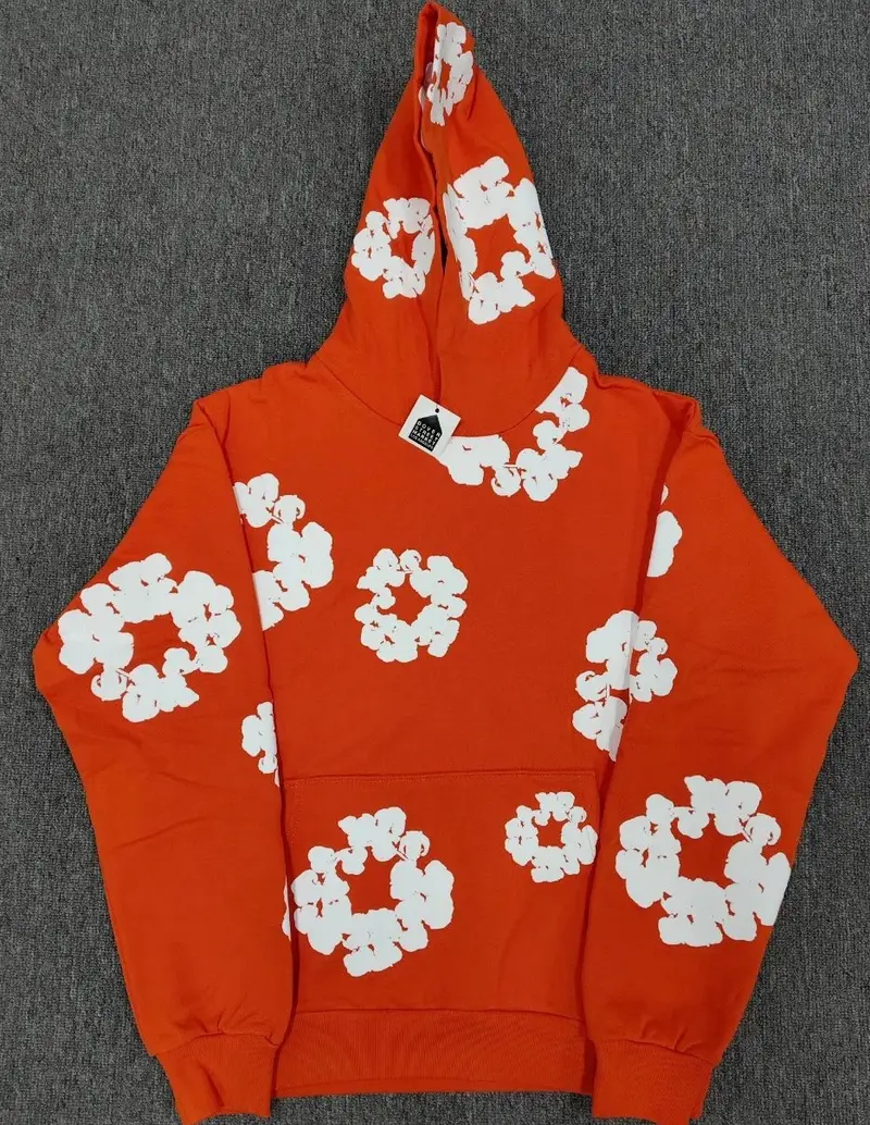 Denim Tears Offset Hoodie — orange colorway — Kakobuy Spreadsheet photo