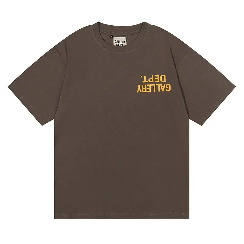 Gallery Dept Shirts — 6012 coffee colorway — Kakobuy Spreadsheet photo