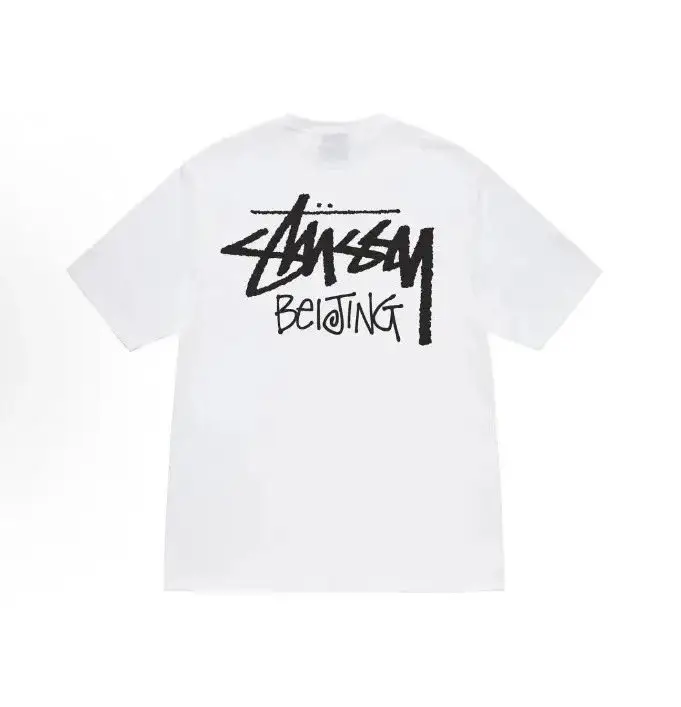 Stussy T-Shirt — White [Beijing]] colorway — USFans Spreadsheet photo