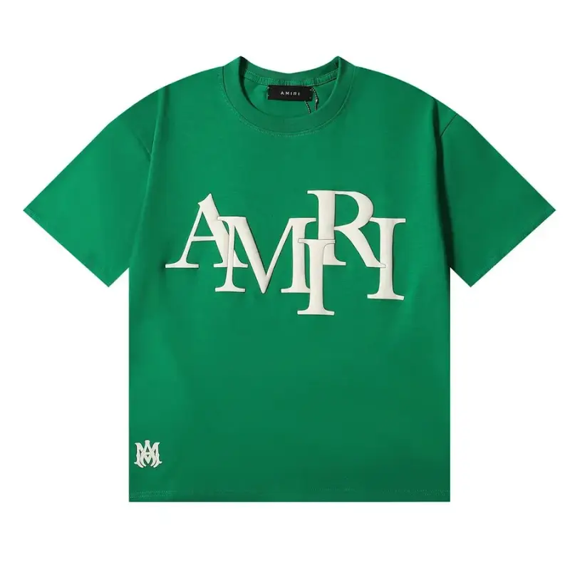Amiri T-Shirts — green colorway — USFans Spreadsheet photo