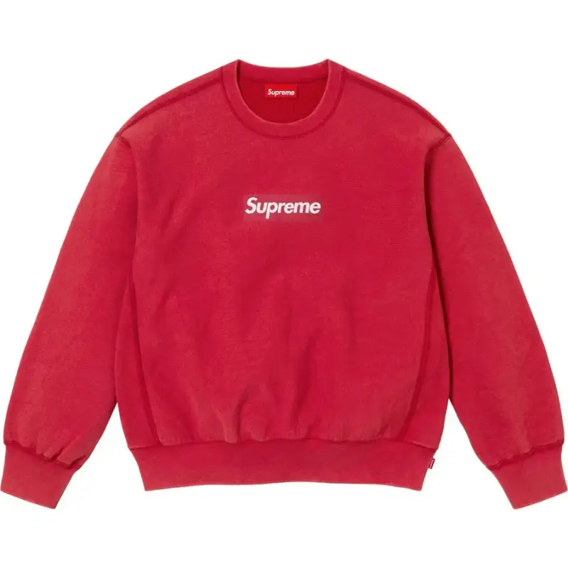 Supreme Leopard Box Hoodie — E587# Red colorway — USFans Spreadsheet photo
